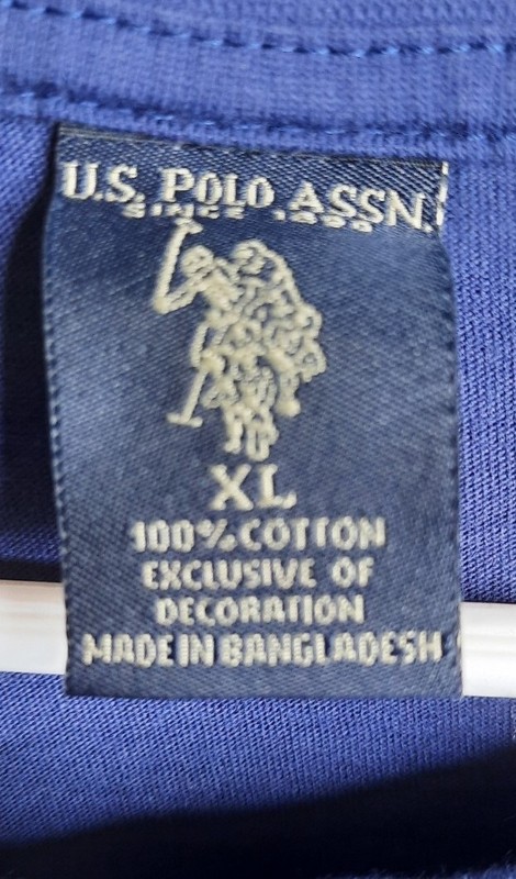 US Polo Assn Mens Pullover Short Sleeve Crew Neck T-Shirt Size XL Blue Cotton gallery