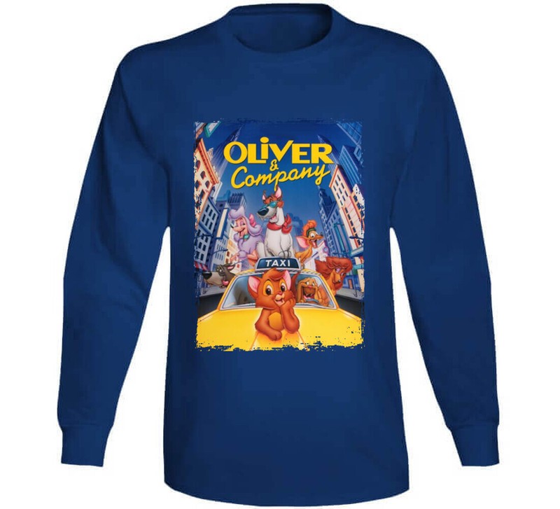Oliver And Company 80s Animated Musical Family Movie T Shirt gallery