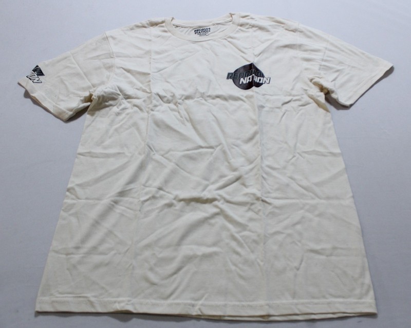 Redrum Nation Men's V25 Short Sleeve Cotton T-Shirt CG2 Natural Medium NWT