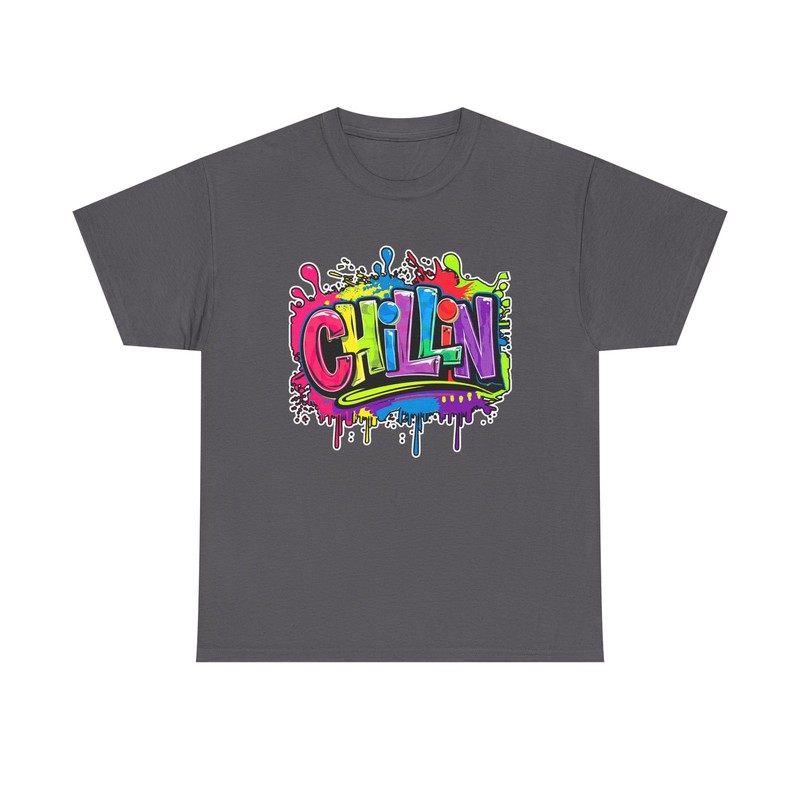 Colorful Graffiti Chillin Unisex Heavy Cotton Tee, Urban Streetwear, […]