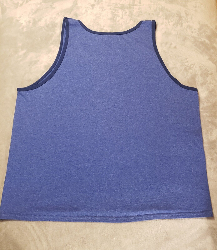 Wisconsin Dells Soviegner Anchor Aquatic Graphic Print Blue Tank Top Size XL gallery