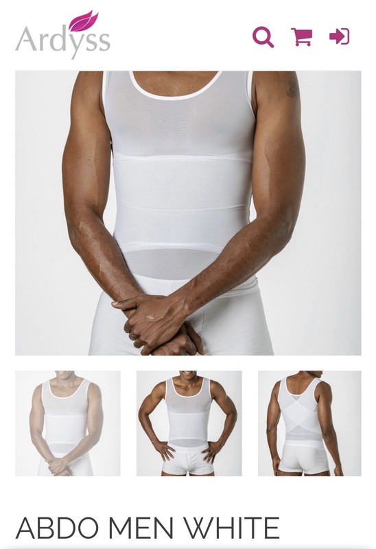 Ardyss Abdomen Men’s T Shirt S-XXL, White Or Black Color, Fast Shipping !