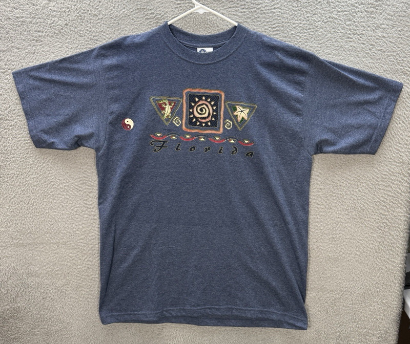 Vintage Arizona Shirt Adult Large Blue Single Stitch Nature Destination Grunge