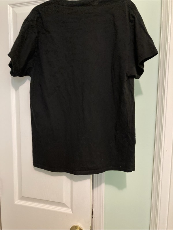 Lot Of 3 Logo Nike Hanes Adidas Mens T Shirt Short Sleeves Black Blue Gray Sz M gallery