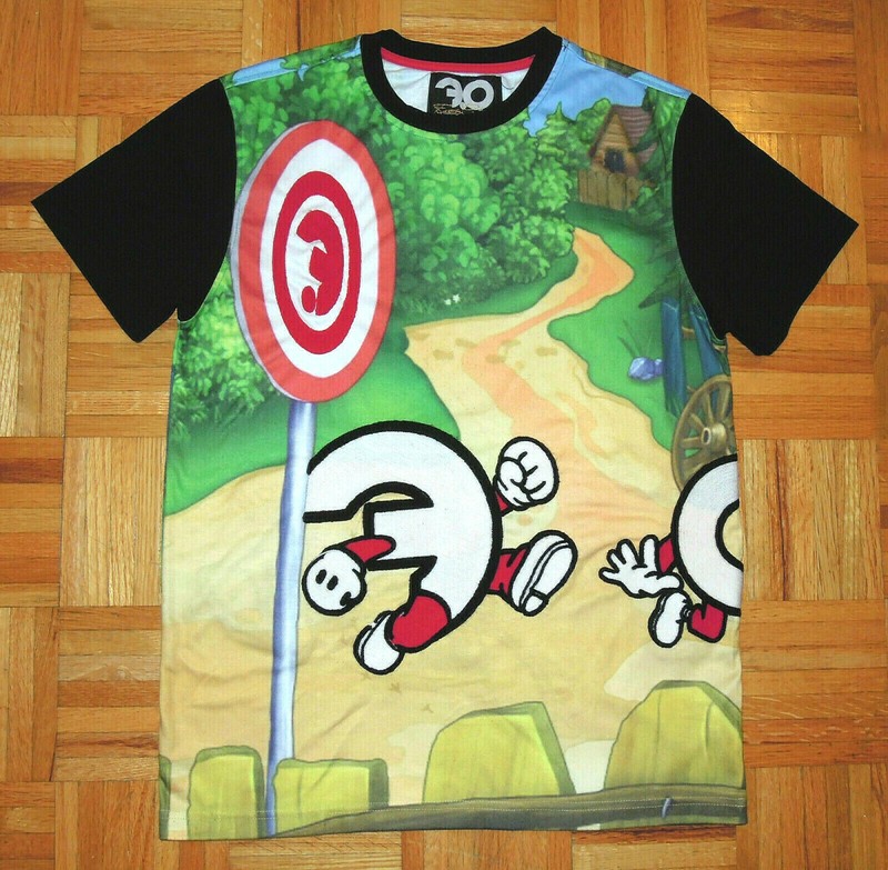 Frost Original T Shirt All Over Street Wear Hip Hop Designer Applique Size Large