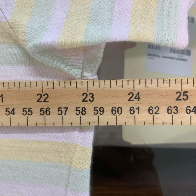 A$AP Rocky x GUESS Originals Pastel Striped Gue$$ Jeans U.S.A. Tee Size L OF gallery