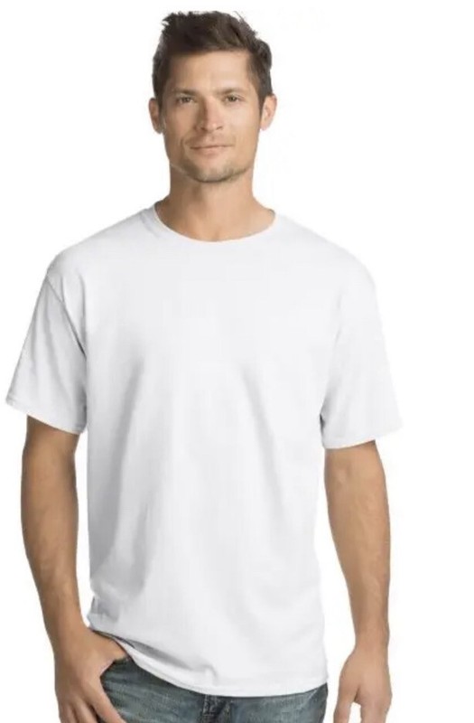 Hanes ComfortSoft® Men's Short-Sleeve Crewneck T-Shirt 4-Pack O5280 Size Small
