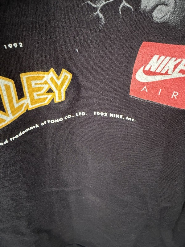 Nike Air Godzilla World Tour ’92 Double-Sided Graphic Tee Men’s XL Black gallery