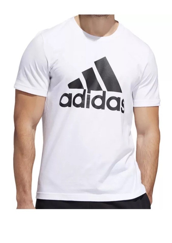 Adidas Men’s Short Sleeve Crew Neck Badge Of Sport Graphic T-Shirt Size Medium