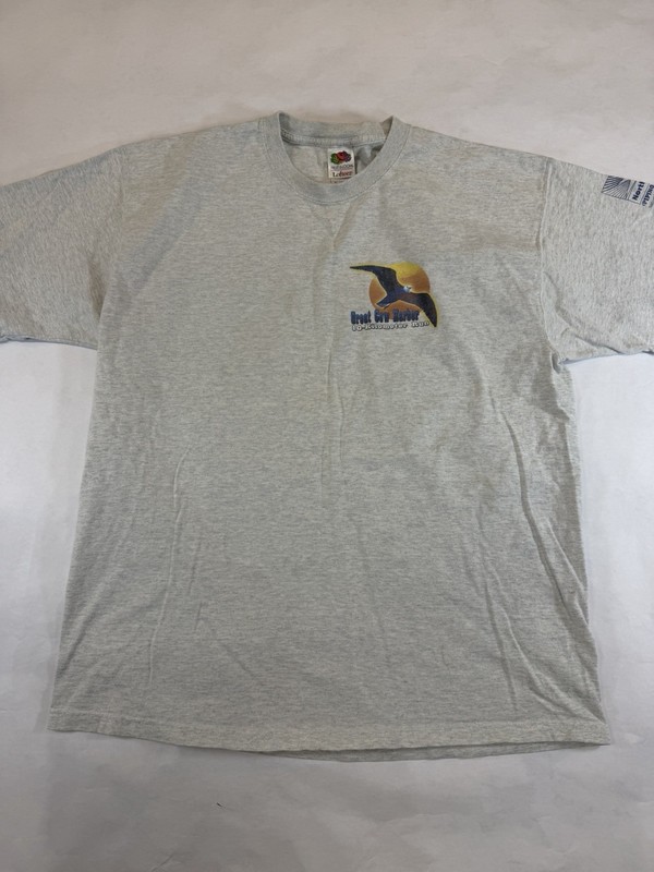 Vintage 2004 Great Cow Harbor 10 Run T-Shirt Men’s XL Grey Northport NY Marathon