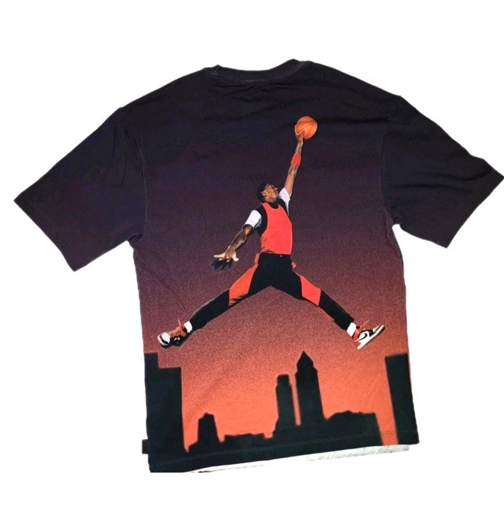 Nike Air Jordan 85 Mens Gradient T-Shirt Size Medium Off Noir Jumpman Skyline gallery