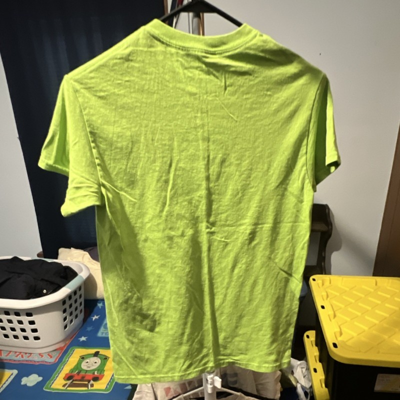 Gildan Men's S Green Graphic DryBlend Cotton Blend Short Sleeve T-Shirt gallery