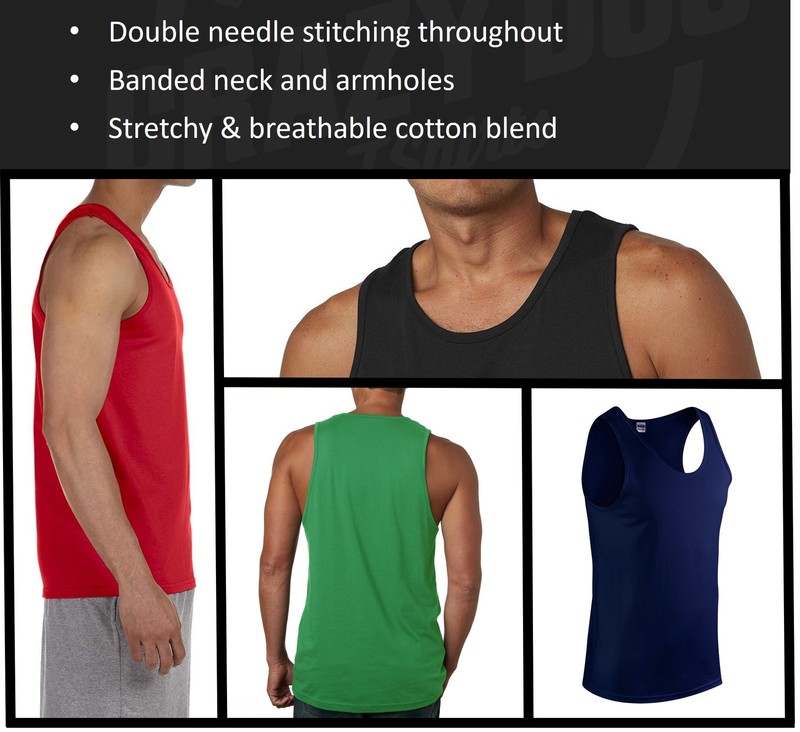 Mens Boxer Boxing Fitness Tank Top Funny Workout Puppy Dog Tee for Guys gallery
