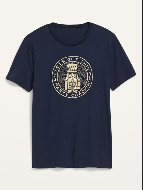 Old Navy Nutcracker Let’s Get This Party Crackin’ Navy T-Shirt L XL XXL XXXL