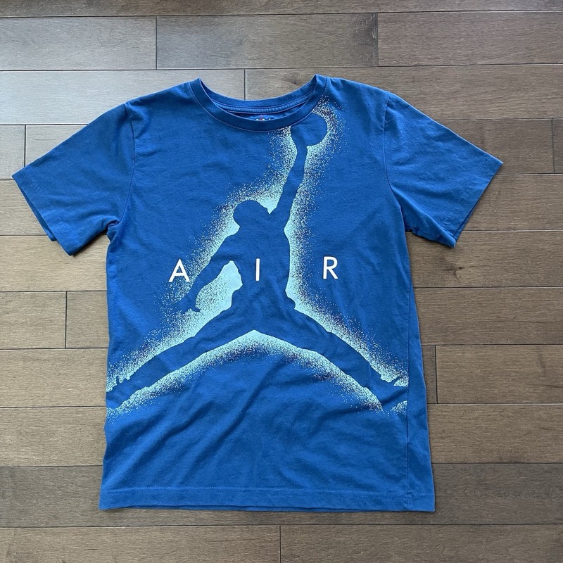 Nike Air Jordan Essentials Jumpman T-Shirt True Blue/Sail Men’s Sz Youth XL