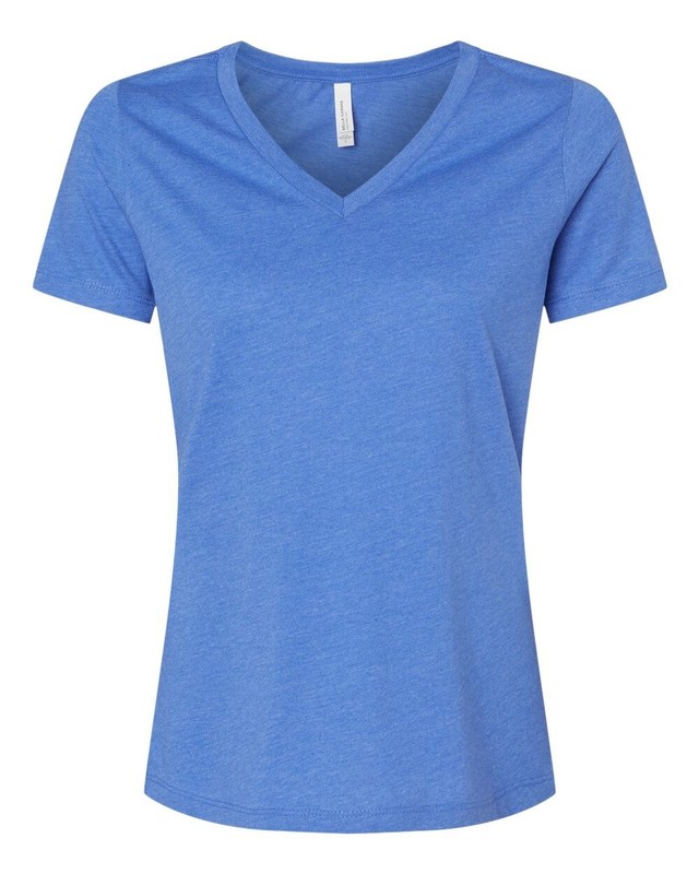 BELLA + CANVAS – Women’s Relaxed Jersey V-Neck Tee – 6405 – Heather 6405CVC