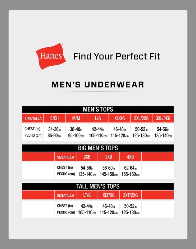 Hanes Men's Moisture-Wicking Cotton with Odor Control Undershirts gallery