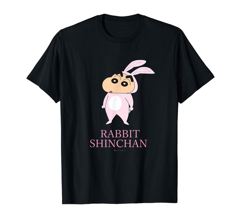 Crayon Shin-chan Rabbit Shin-chan Graphic Anime T-Shirt