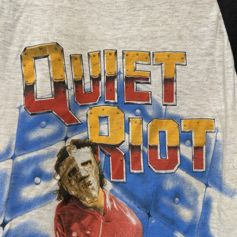 Quiet Riot Men’s Medium M Concert Tee Metal Health Tour 1983 Band Shirt Vintage gallery