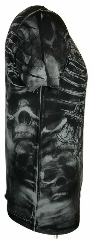 Xtreme Couture Affliction Men's T-Shirt IRONE BONE Black Tattoo Biker S-5XL gallery
