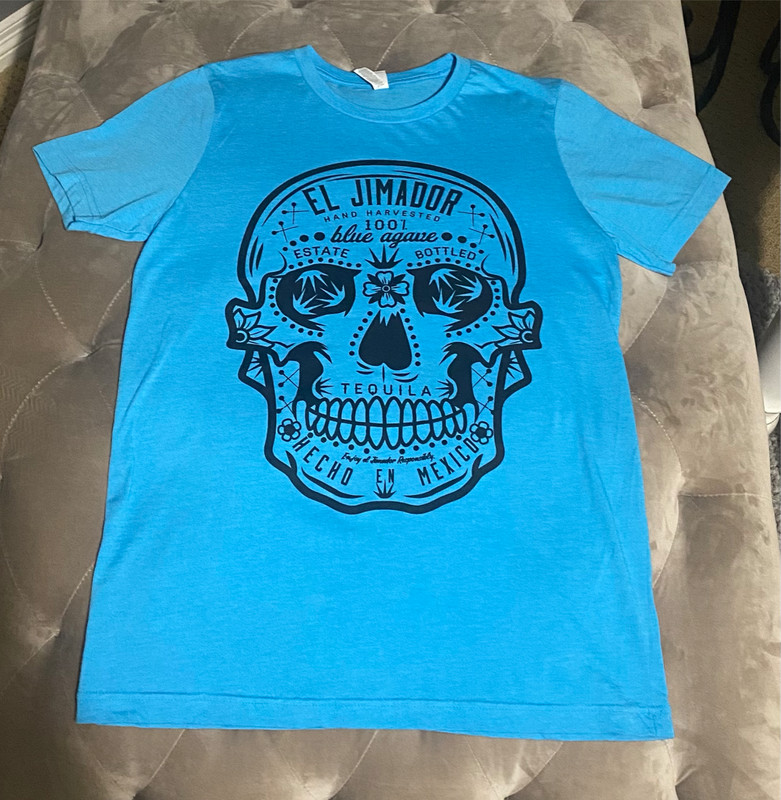 El Jimador Tequila Bella & Canvas Light Blue Adult M Lightweight Shirt