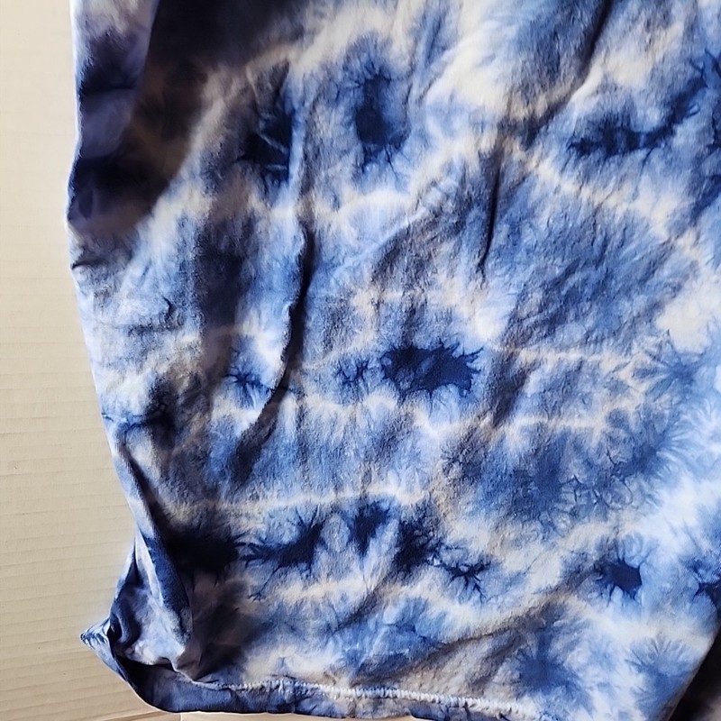 KingSize Men's Big & Tall 4XL Tie-Dye Graphic Tee Blue Lightning Tyedye EUC gallery