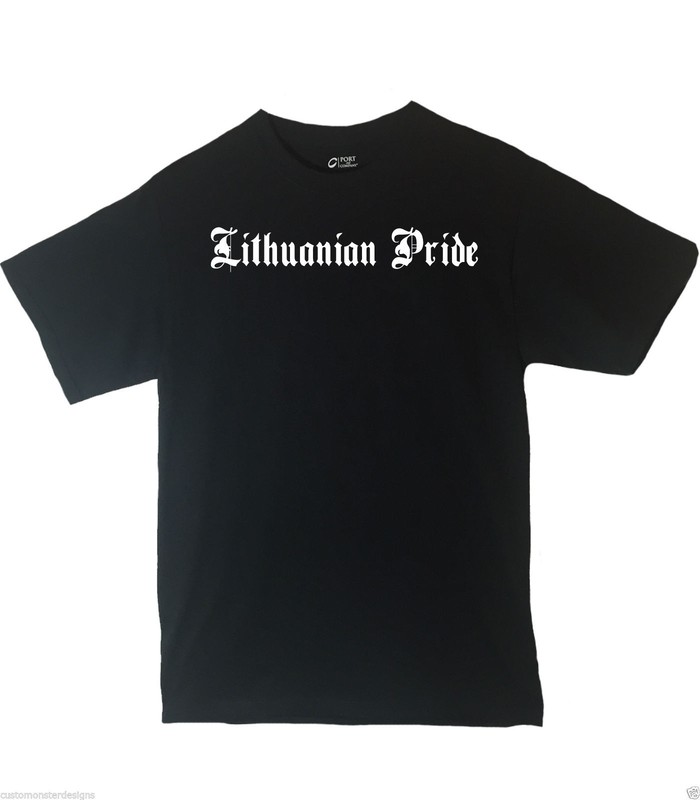 Lithuanian Pride Shirt Country Pride T shirt Different Print Colors Inside