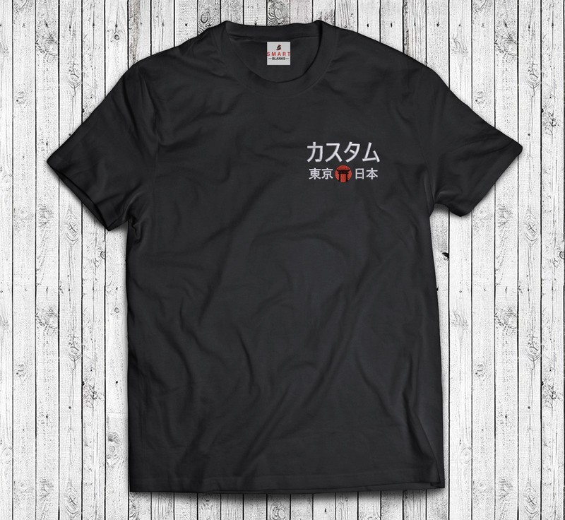 JAPANESE Embroidred Custom - Tokyo - Japan Gift - Kanji - T-Shirt - Embroidery gallery