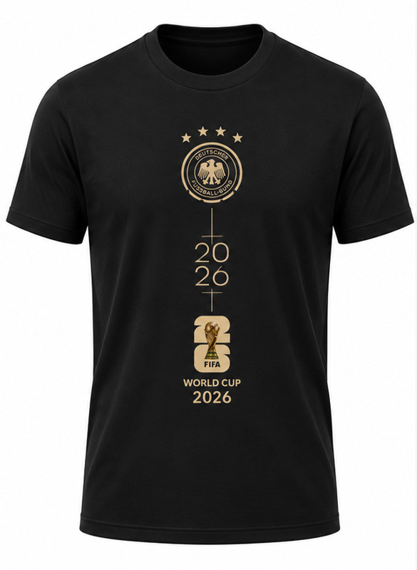 Germany FIFA Football T-Shirt Classic Retro World Cup 2026 Streetwear Tee