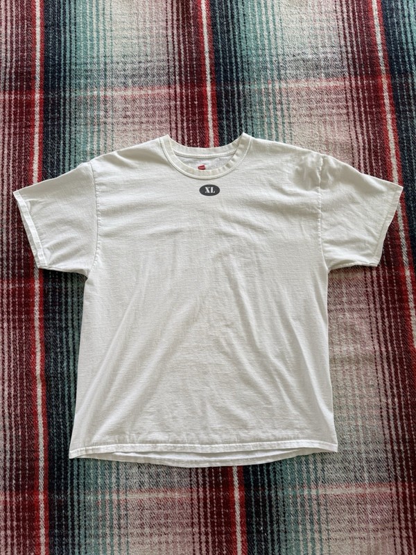 Hanes Physical Therapy Graphic White Cotton Crew Neck Tagless T-Shirt XL