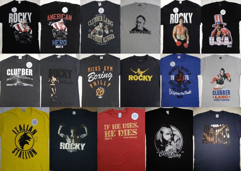 Rocky Movie Apollo Creed Creed Mickey Rocky Balboa Boxing T-Shirt #2