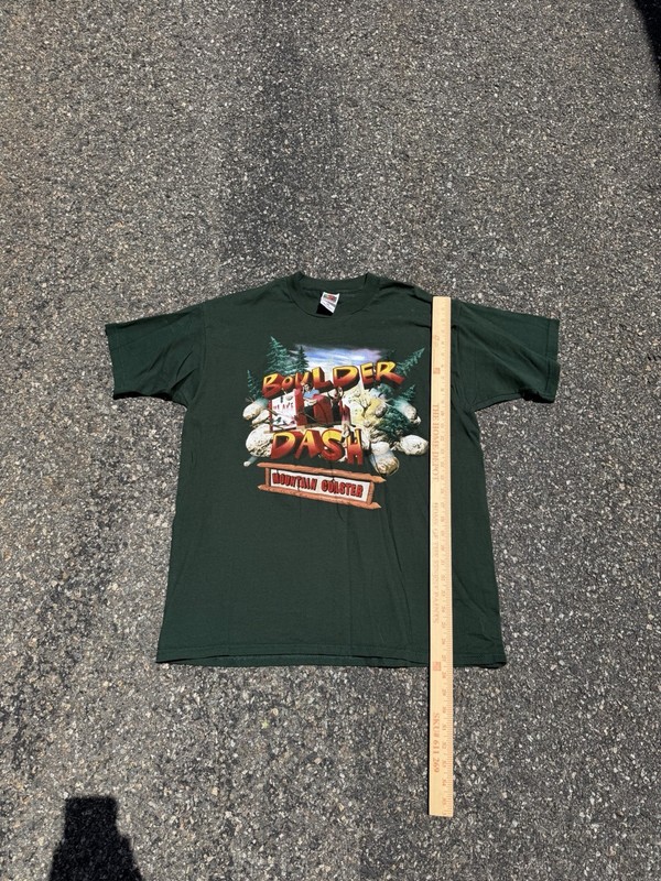 Vintage 1990s Boulder Dash Mountain Coaster Shirt Size XL gallery