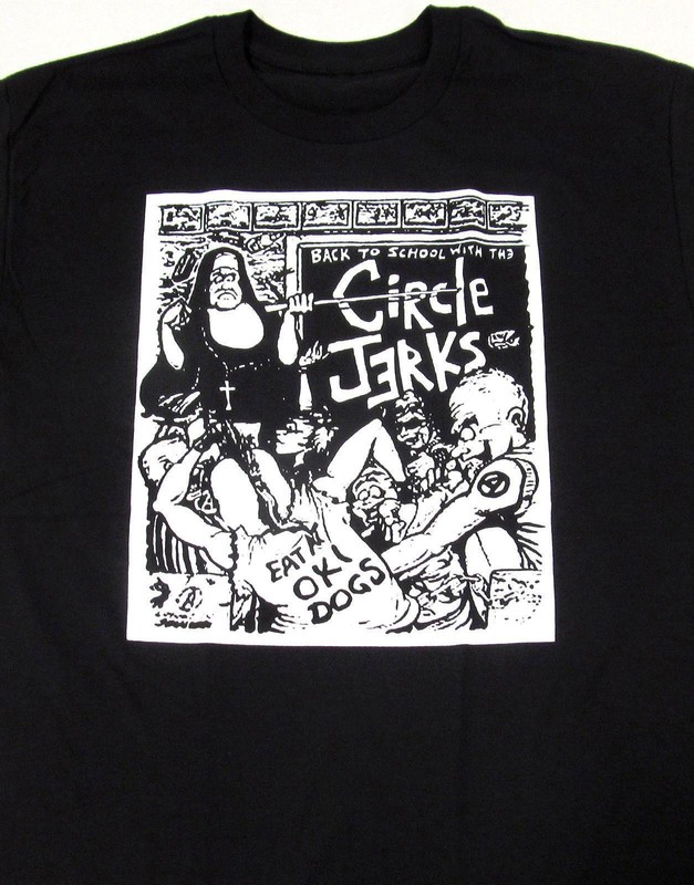 VTG Back To School With the Circle Jerks Shirt Classic Black Unisex S-4XL