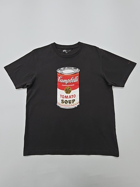 UT Boys Black Graphic Pop Art Tee Youth S T-Shirt Licensed Artwork