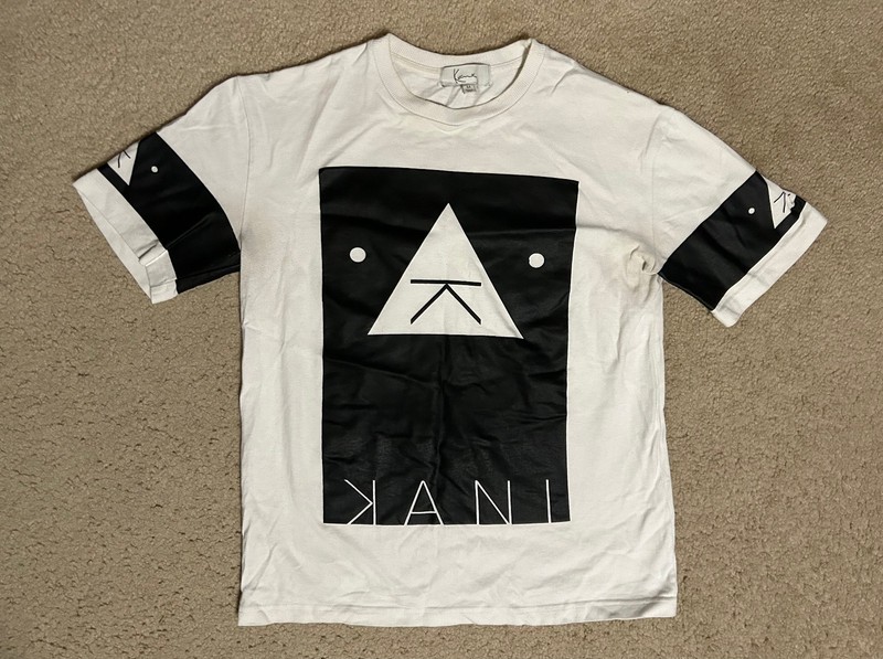 Vintage KARL KANI t-shirt MEDIUM Mens Made-in-USA Hip Hop Rap HEAVYWEIGHT