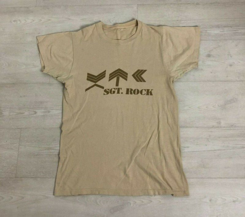Vintage 1981 XTC SGT.ROCK (Is Going To Help Me) T Shirt