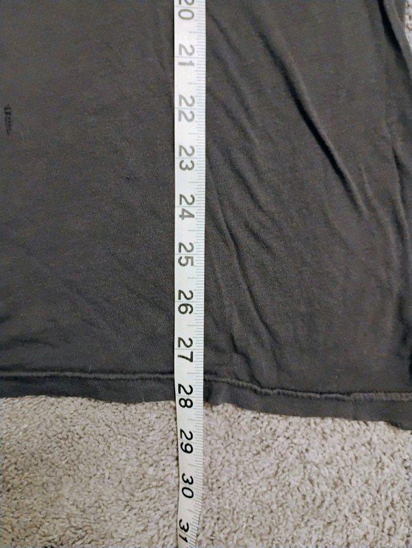 Y2K Vintage Tankfarm Men's L Gray Tissue Thin Thrashed T-shirt Double Stitched gallery