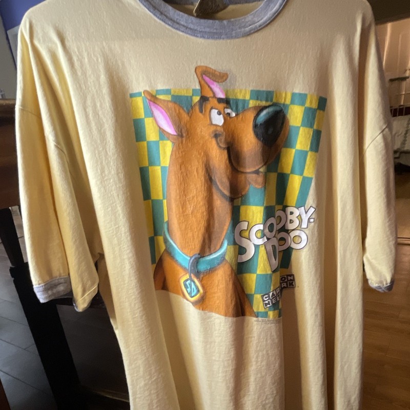 Vintage Stanley Desantis Scooby-Doo T-Shirt XL Cartoon Network small stain PIC gallery