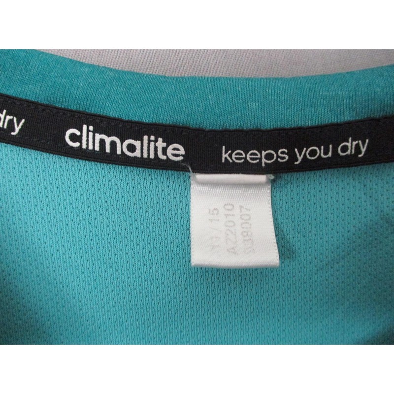 Adidas Teal Classic Athletic T-Shirt Climalite Mens Size Medium gallery