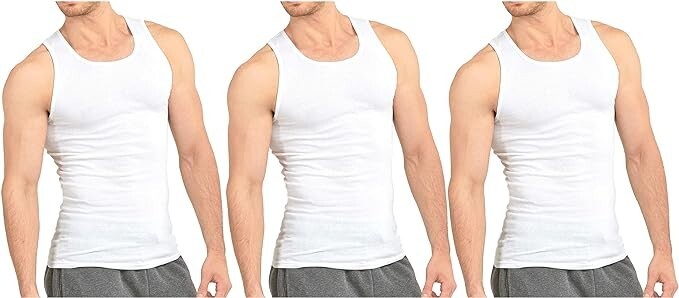 3 pieces Knocker Men's Wife Beater Ribbed Undershirt A-Shirts Tank Top S-3XL gallery