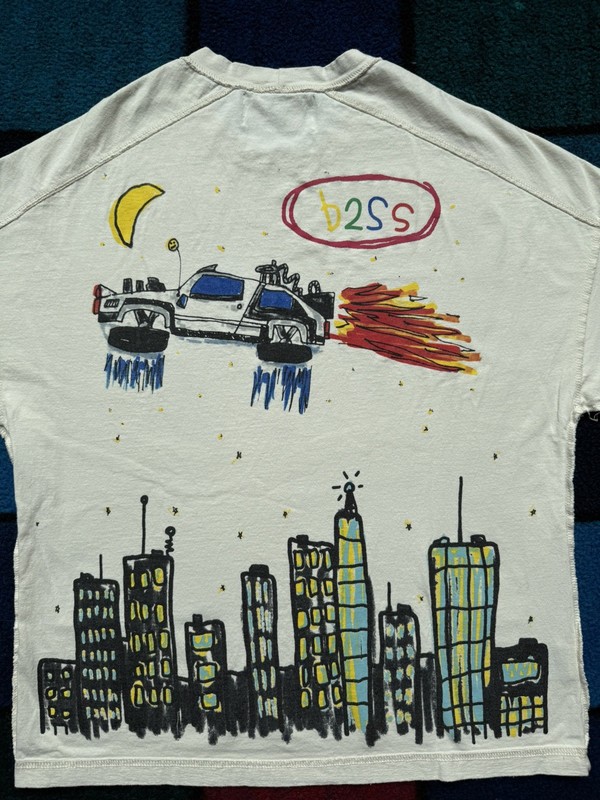 B2SS Back 2 School Special Duh Lorean Tshirt Mens Large Gino Double Sided gallery