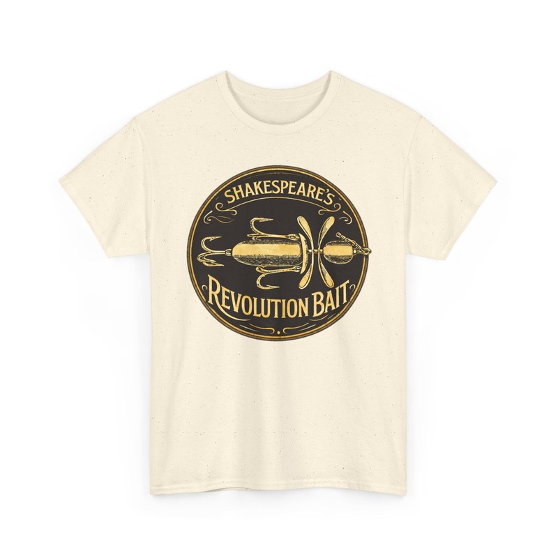 Shakespeare's Revolution Bait Vintage Fishing Lure Kalamazoo MI Retro T-Shirt