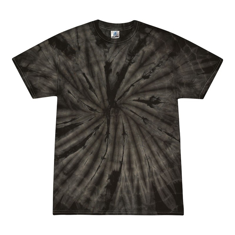 Pick a Black Tie Dye T-Shirts Adult S M L XL 2XL 3XL Cotton Colortone