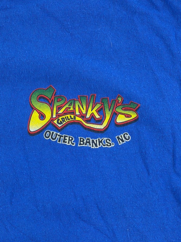 Spanky's Seafood Grill & Bar T-Shirt Men's M Brunswick Golden Isles Vintage Y2K gallery