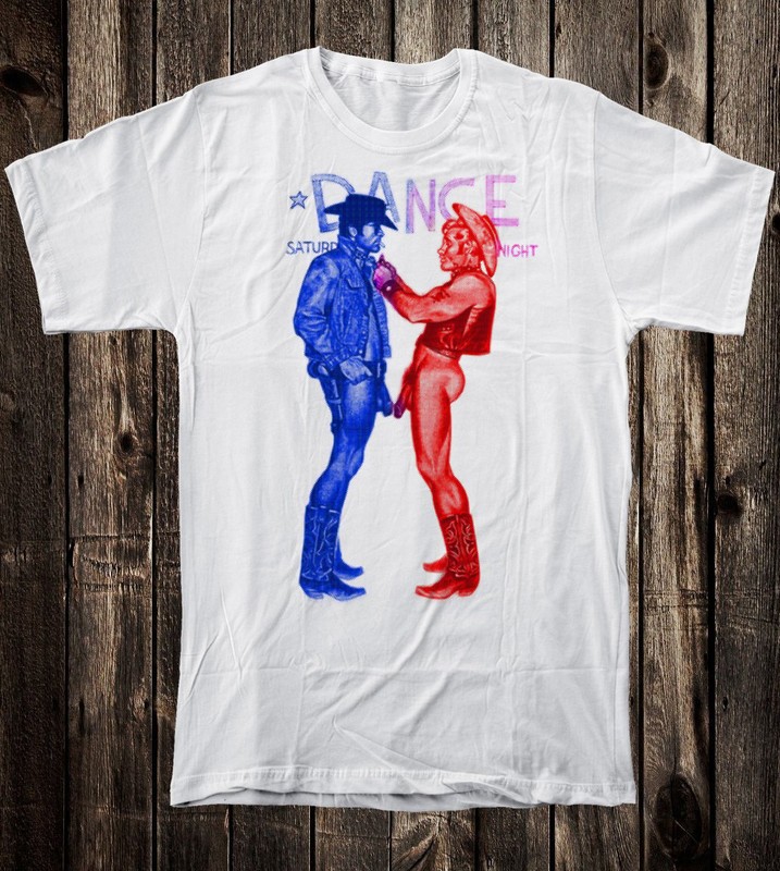 Gay Cowboys – Seditionaries – Retro T Tee Shirt Punk Queer Cowboy