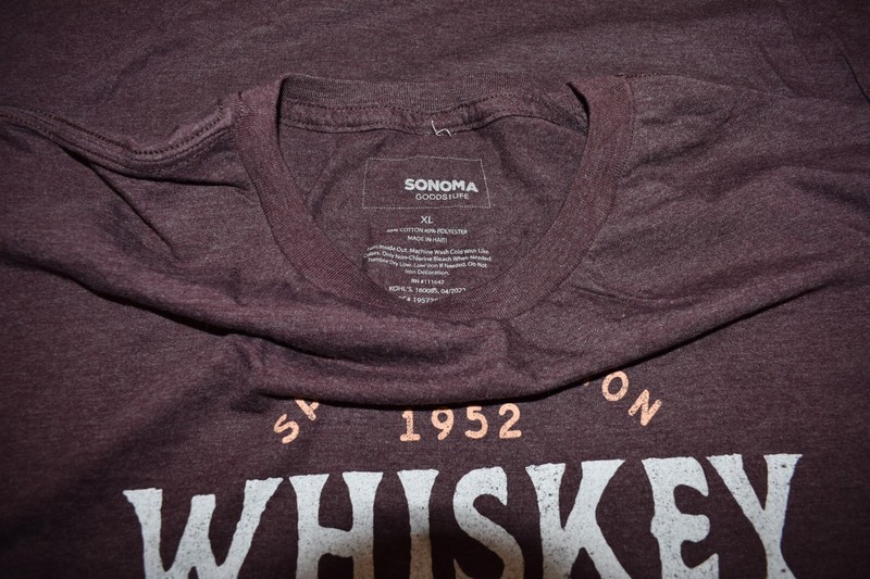 Sonoma Mens Special Edition 1952 Single Barrel Whiskey Plum Heather Shirt New XL gallery