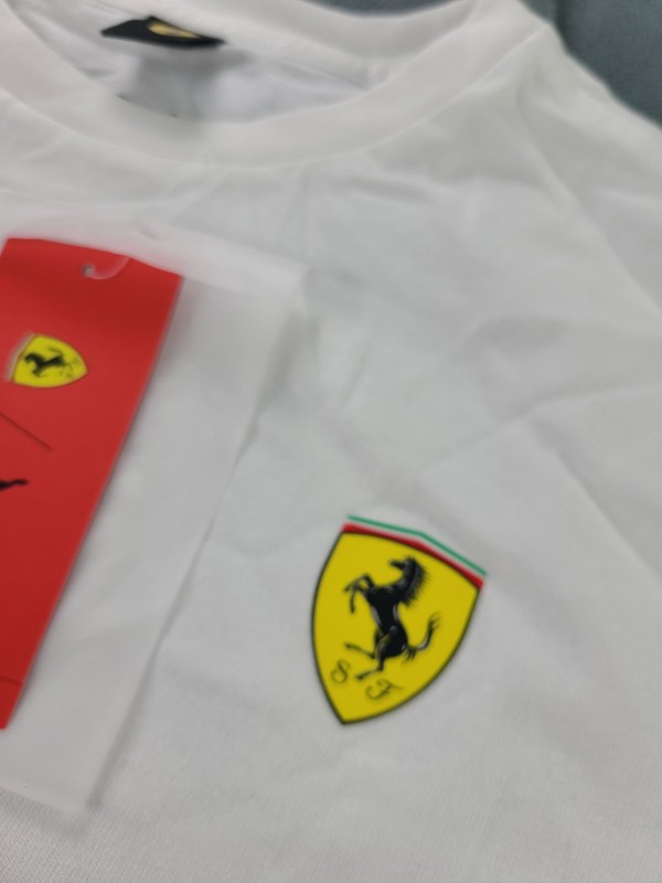 PUMA Scuderia Ferrari F1 Racing Graphic White T-Shirt Men's Size Medium NWT gallery
