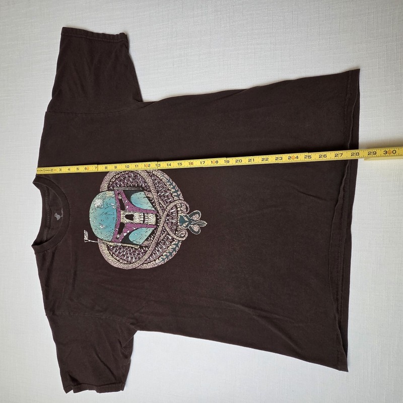 TeeFury Star Wars Boba Fett Skull T-Shirt Large gallery