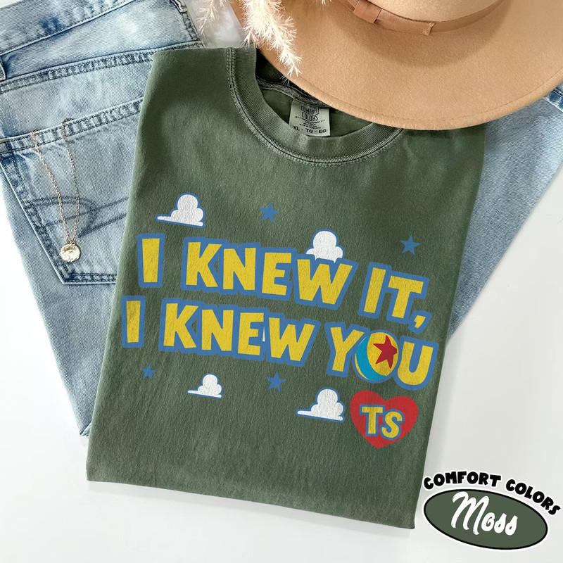 Vtg I Knew It I Knew You Shirt, T S and T0y Story 5 Friendship Shirt, Story Fami