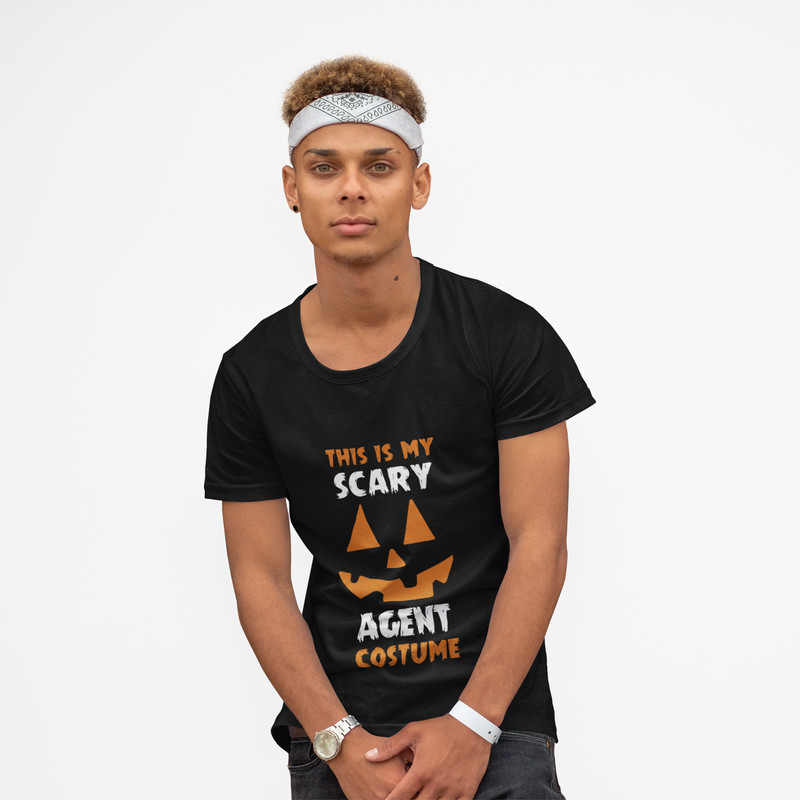 This Is My Scary Agent Costume T-Shirt gallery
